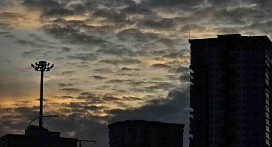 Gün batımı görsel şölen sundu