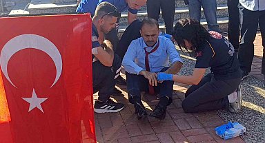 Muhtarlar Günü'nde kürsüde konuşan muhtar baygınlık geçirdi