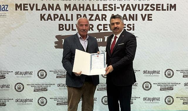 Yıldırım’da 1500 hak sahibine tapu
