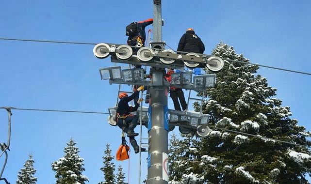 Bursa Uludağ’da yürekler ağza geldi!