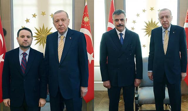 Bakan Gürlek ve Bakan Çiftçi’yi kabul etti