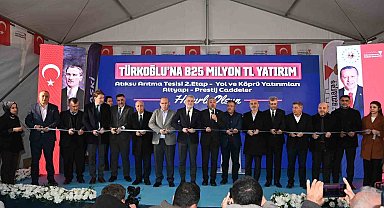 Büyükşehir’in Türkoğlu’ndaki 825 milyonluk dev yatırımlarının açılışı gerçekleştirildi