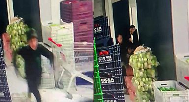 Deprem anında yaşanan panik kamerada