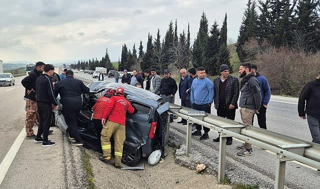 Bursa’da korkunç kaza! Yaralılar var