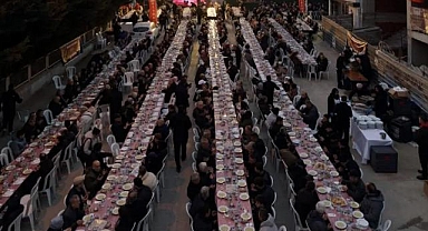 Bursa Nilüfer’de 2500 kişilik iftar sofrası