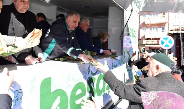 Yenişehir'de bugün pideler Büyükşehir'den