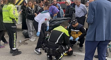 Bursa’da işçi servisi kaza yaptı