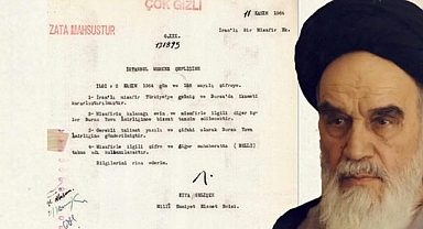 Humeyni ile ilgili belgede Bursa detayı