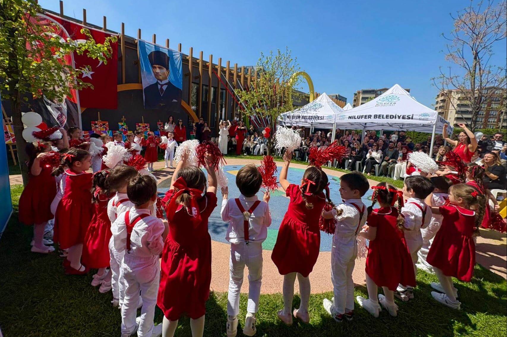 Nilüfer Belediyesi kreşlerinde 23 Nisan neşesi