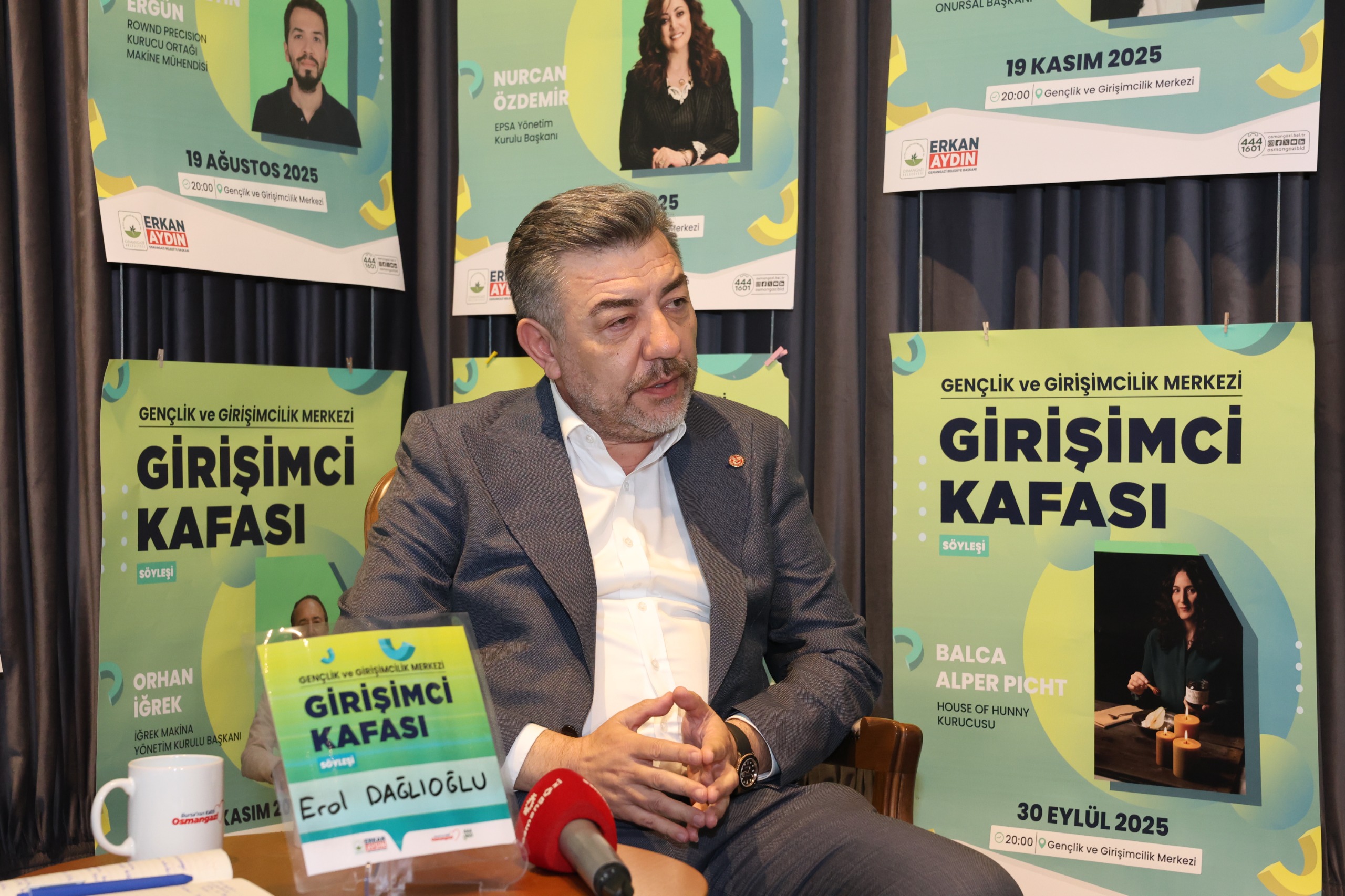 Osmangazi’de Erol Dağlıoğlu’ndan Girişimcilere Altın Tavsiyeler