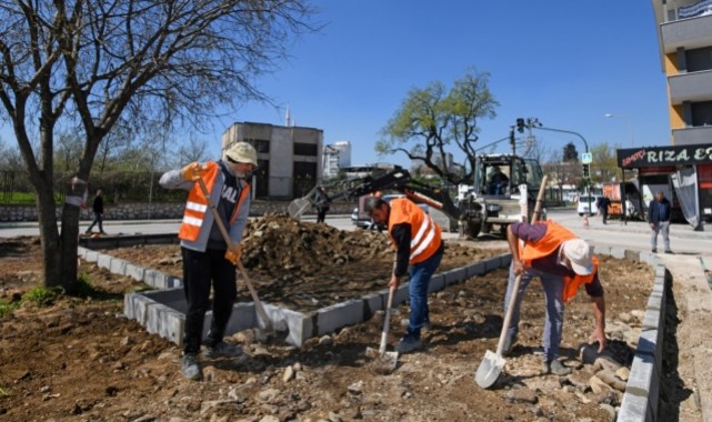 Osmangazi’den Hamitler’e 300 Tonluk Asfalt Desteği