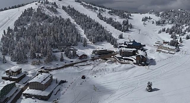 Uludağ’da nisanda 2 metre kar