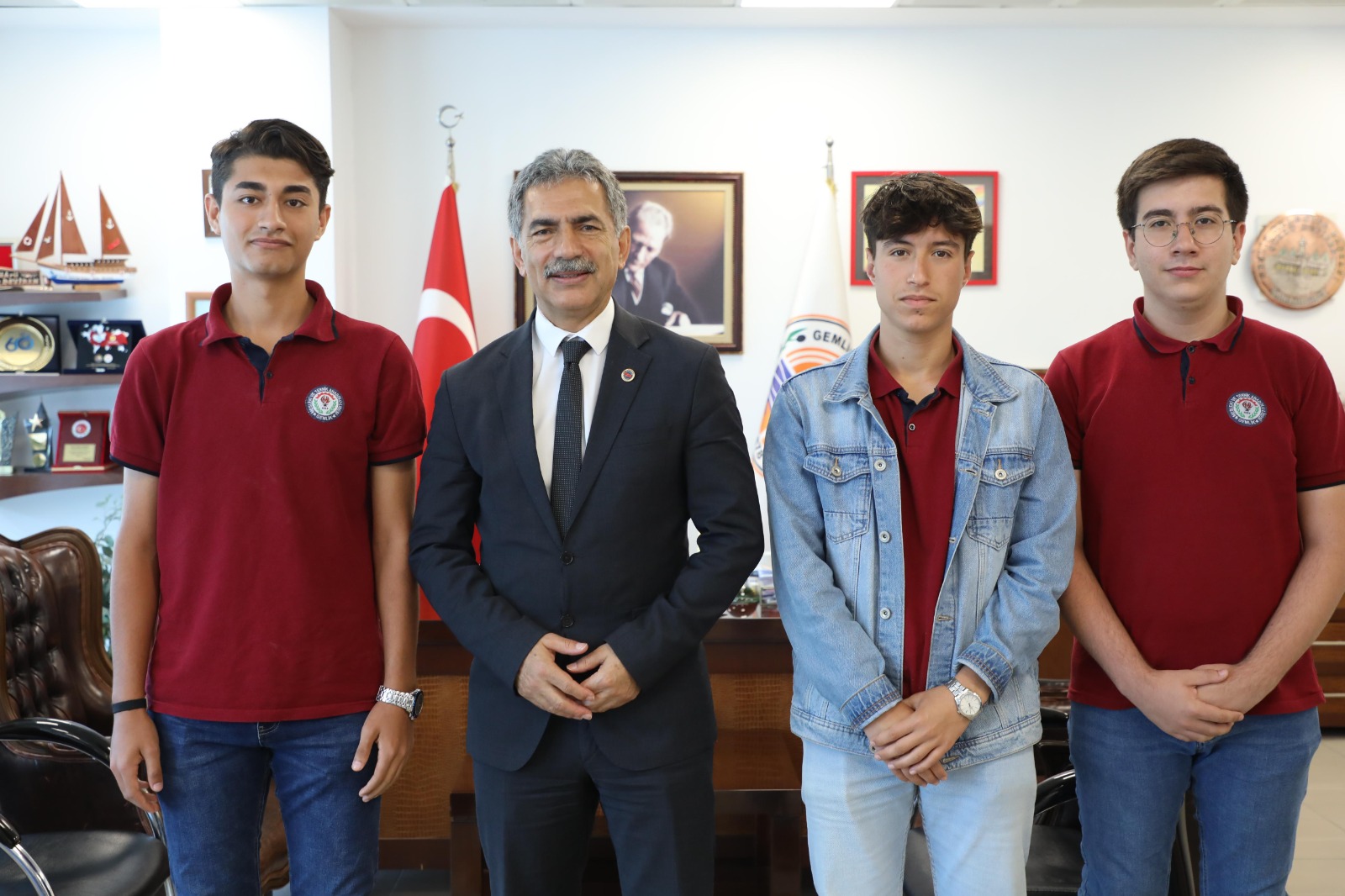 Başkan Deviren öğrencilerin sorularını yanıtladı