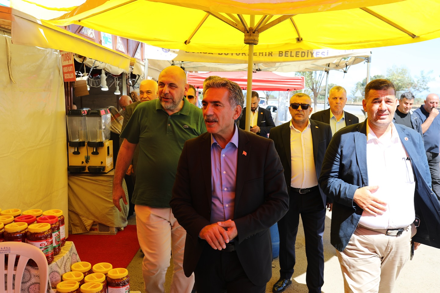 Başkan Deviren Turşu Festivali'nde