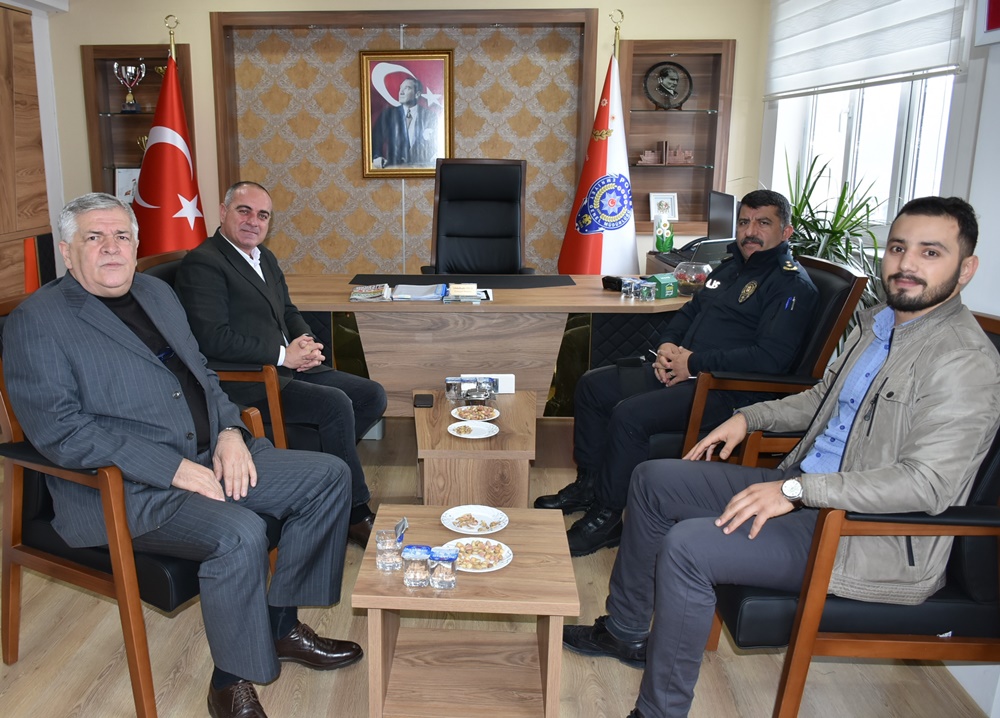 BAŞKAN SERTASLAN’DAN EMNİYET VE ADLİYE ZİYARETİ