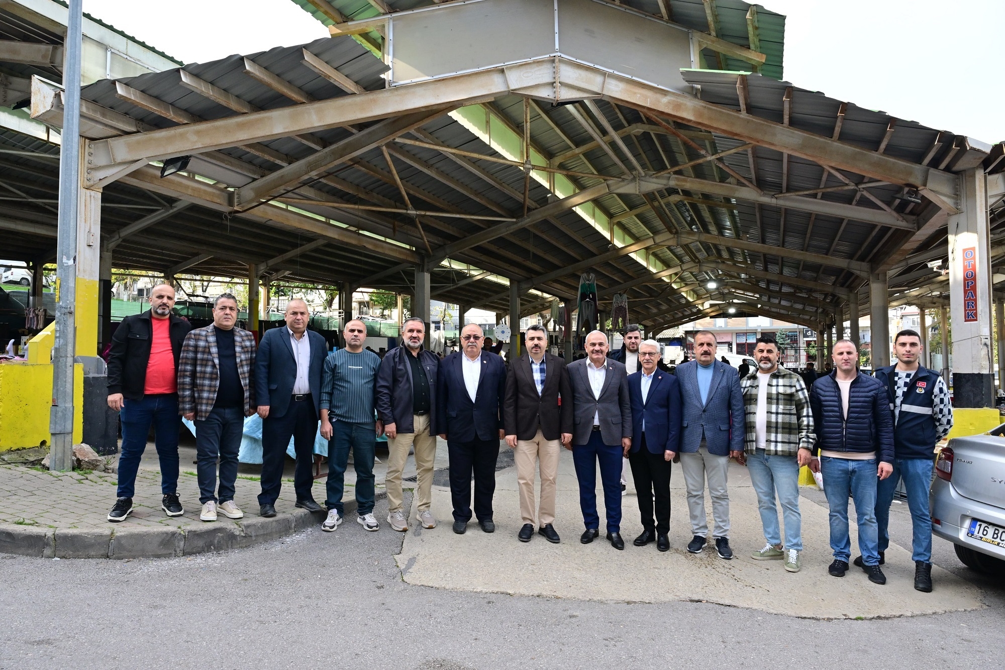 Başkan yılmaz pazar esnafı ile buluştu