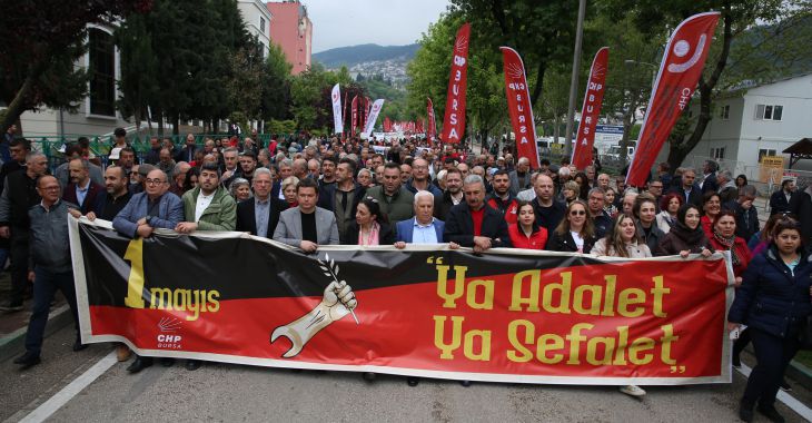 Bursa’da 1 Mayıs coşkusu