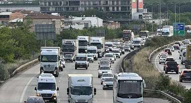 Bursa’da otobanda bayram yoğunluğu