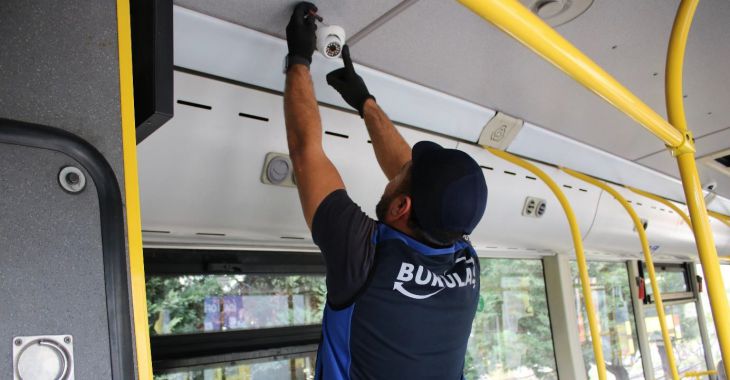 Bursa'da otobüsler daha da güvenli