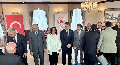 Bursa protokolü bayramlaşmada buluştu