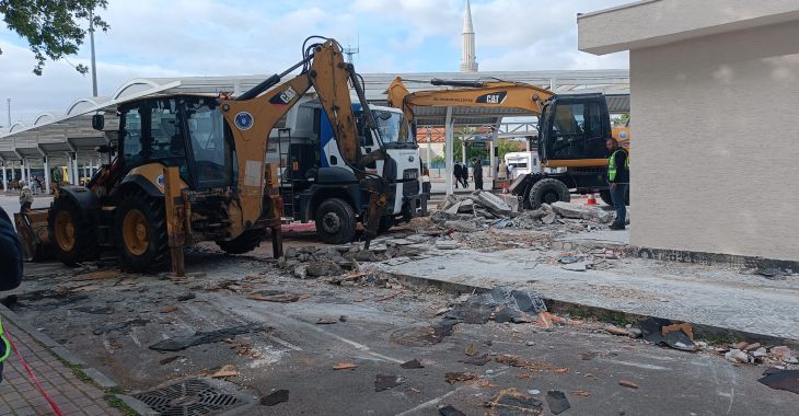 Bursa Terminali’nde altyapı çalışmaları hızlandı