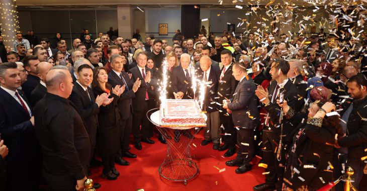 Büyükşehir ailesi yeni yılı birlikte kutladı
