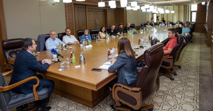 Büyükşehir’den meslek odalarına ‘Atatürk Spor Salonu’ bilgilendirmesi
