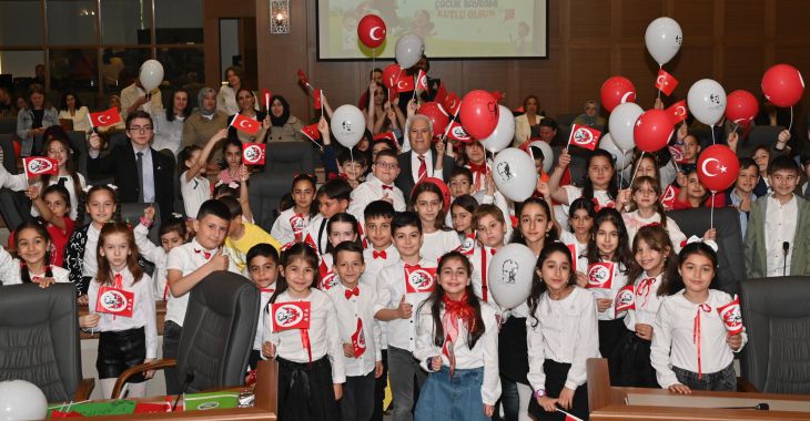 Büyükşehir Meclisi’nde söz çocukların