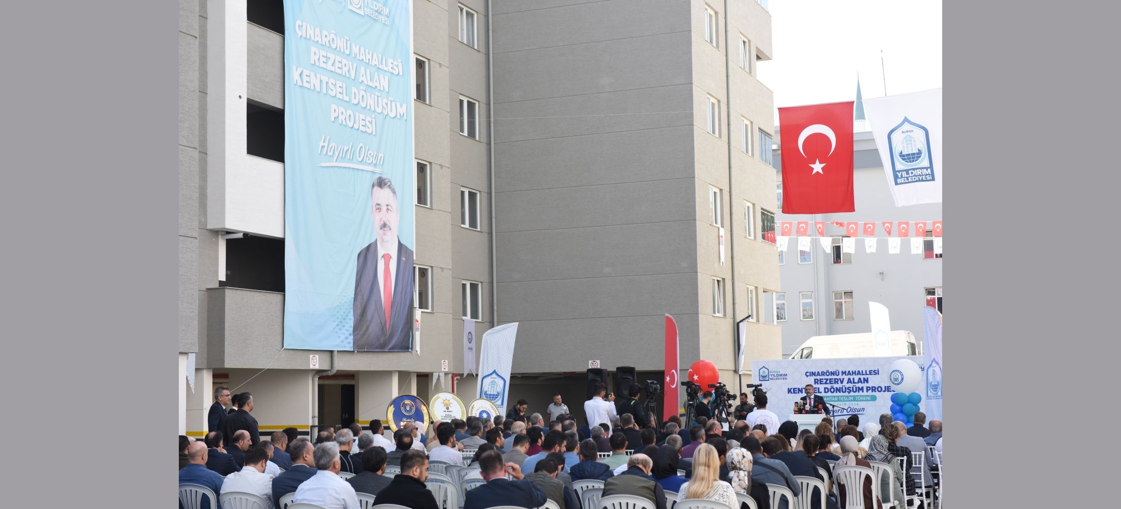 Çınarönü’nde anahtarlar teslim edildi