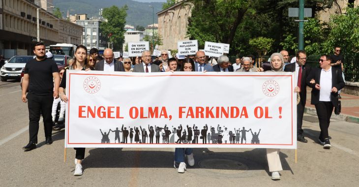 Engelsiz bir gelecek için yürüdüler