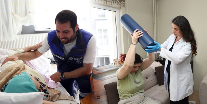 EVDE SAĞLIK VE DESTEK HİZMETİ, YAŞAMLARA DOKUNUYOR