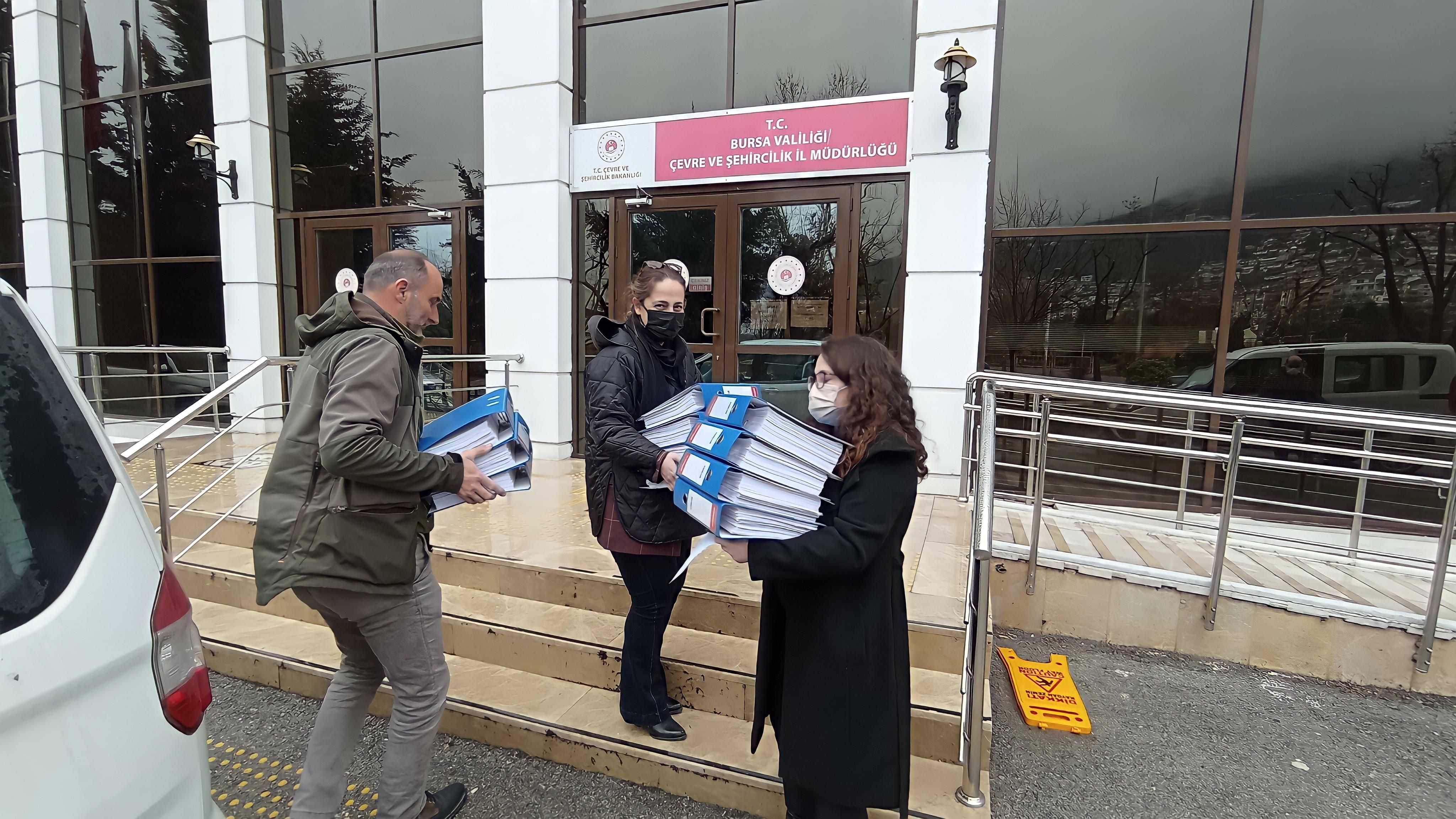 Gemlik Belediyesi itirazı Çevre Şehircilik İl Müdürlüğüne taşıdı