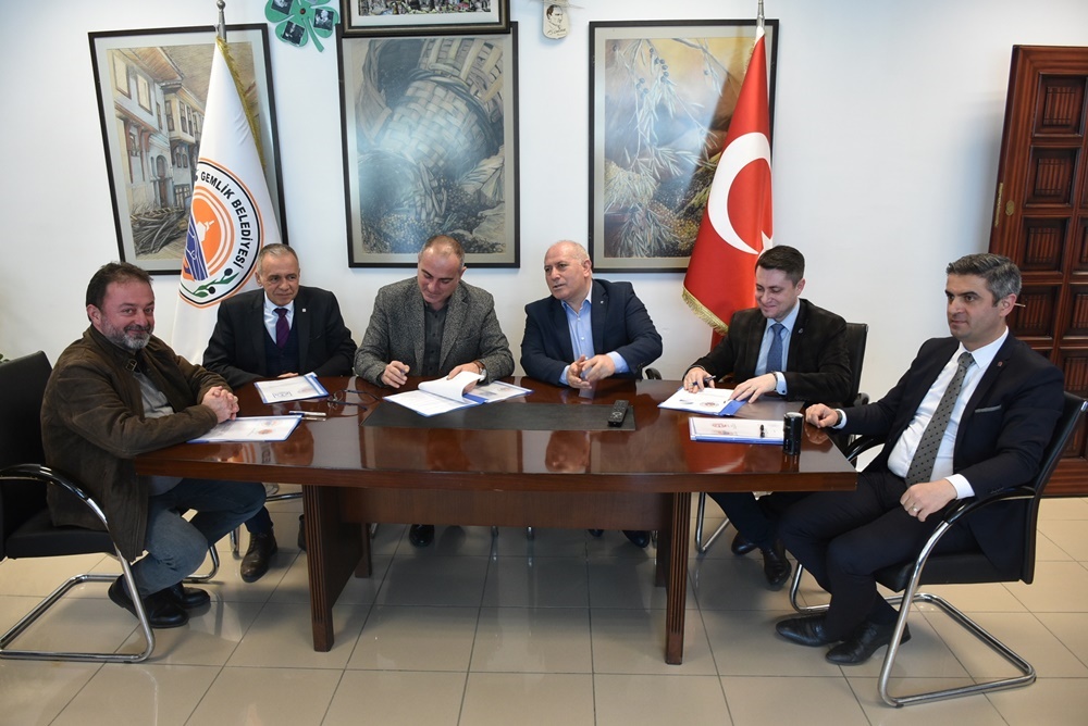 Gemlik Belediyesi'nden meslek odalarıyla protokol