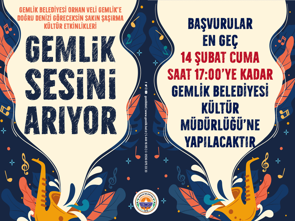 Gemlik sesini arıyor