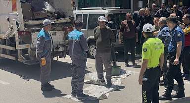 Isparta'da çöp toplama kamyonuna sıkışan işçi öldü