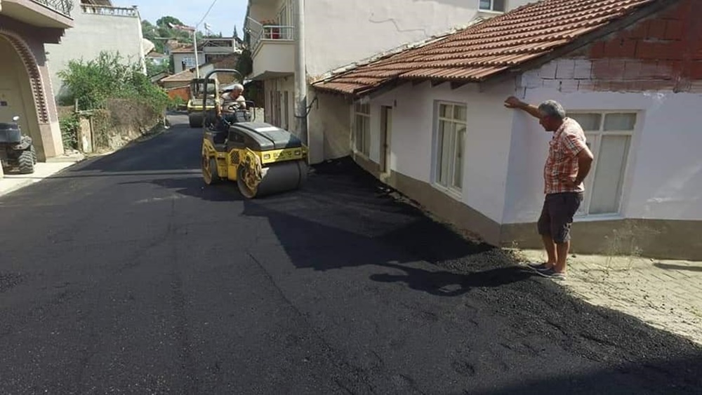 Karacaaliye asfalt, Hisar’a parke taşı