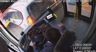 Otobüs şoförü uykuya daldı, öğrenciye çarptı…