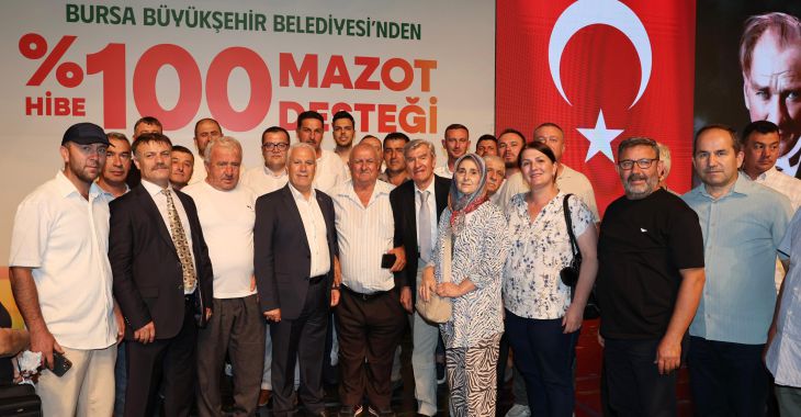 Üreten Bursa'ya Büyükşehir'den tam destek