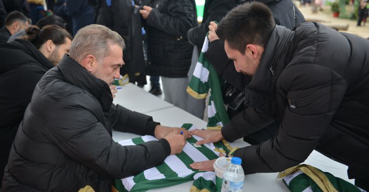 ‘Yeni Yıl Meydanı'nda Bursaspor coşkusu