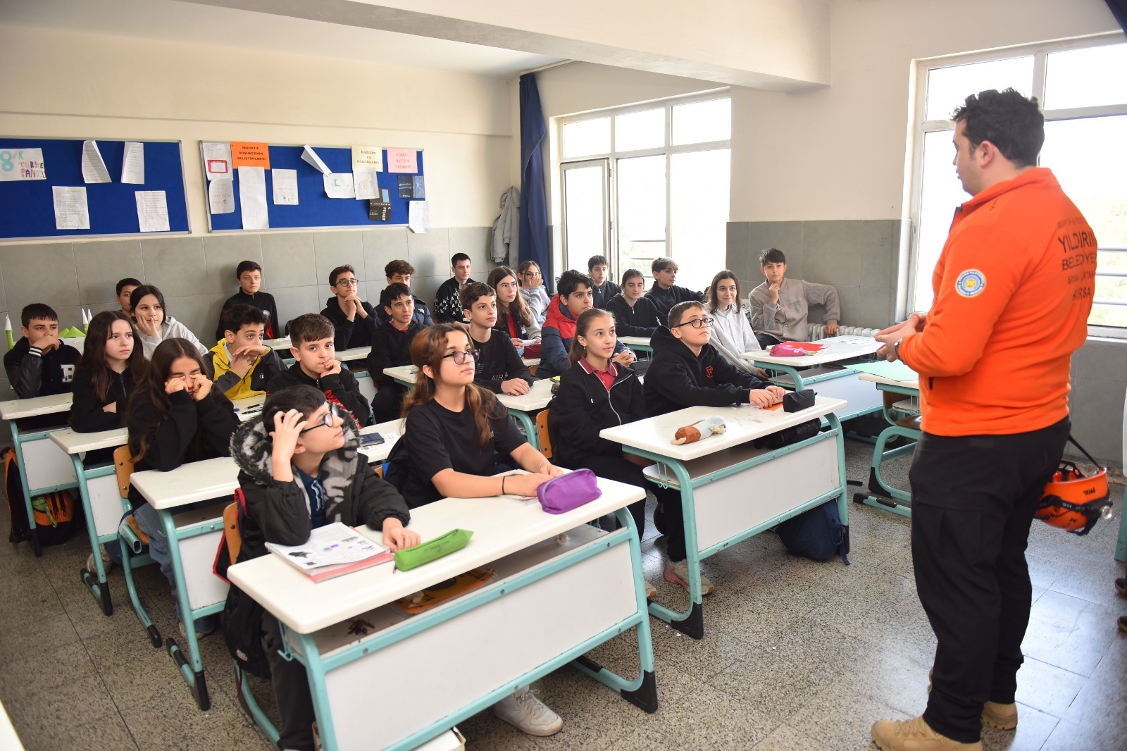 Yıldırım belediyesi’nden deprem eğitimi