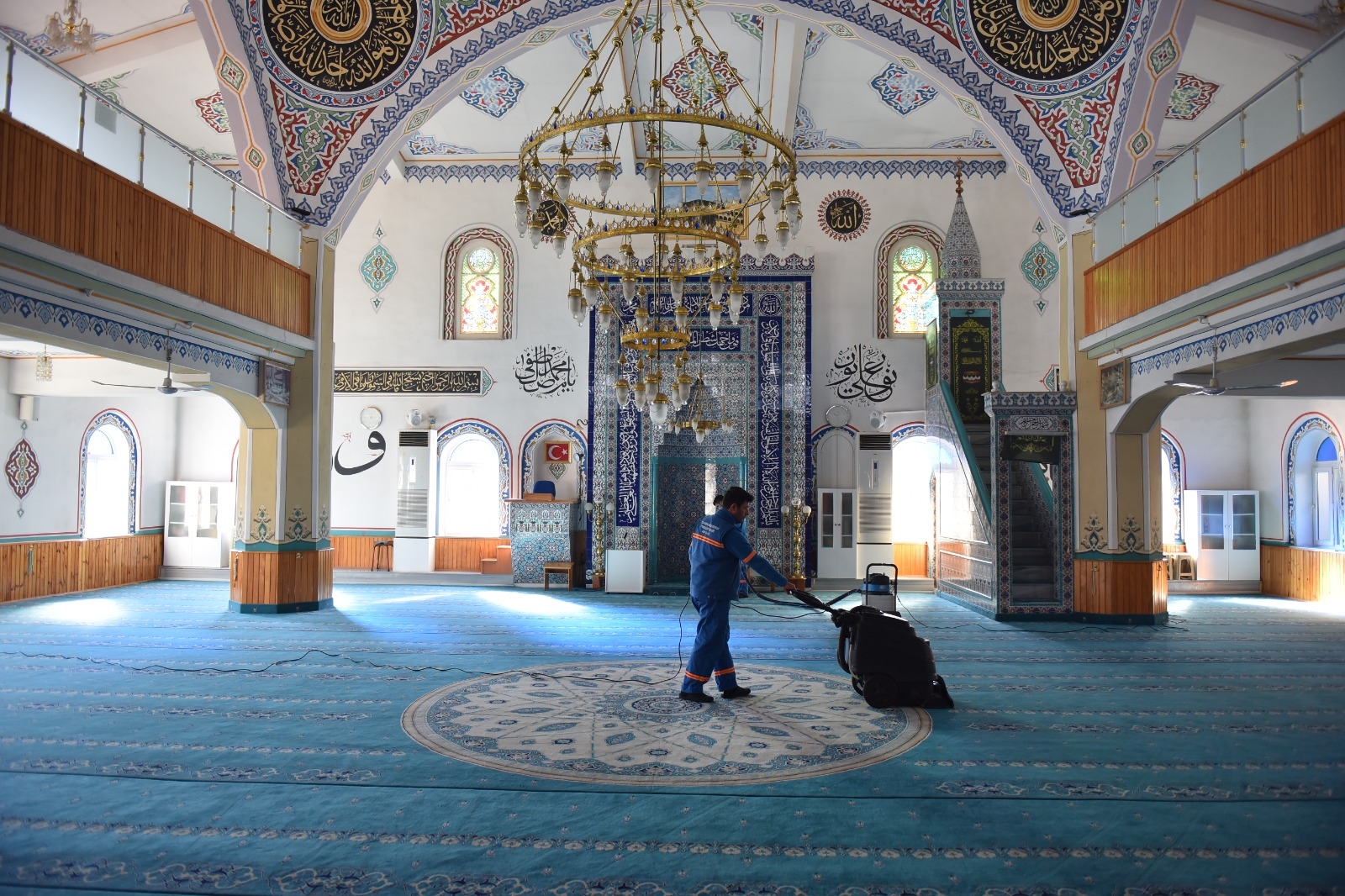 Yıldırım’da camilere ramazan temizliği