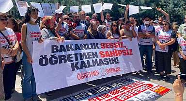Açlık grevindeki öğretmenler MEB’e yürüdü