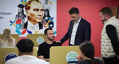 Başkan Biba, öğrencilerle bir araya geldi