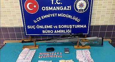 Bursa’da uyuşturucu operasyonu