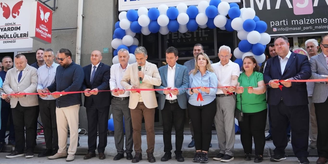 Gemlik’te Kadın İstihdamına Büyük Katkı: Tekstil Atölyesi Açıldı