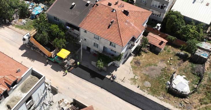 İnegöl'de yolar yenileniyor