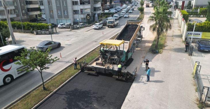 Nilüfer'in yolları yenileniyor