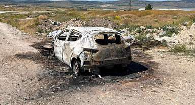 Tartıştığı eşinin otomobilini yaktı