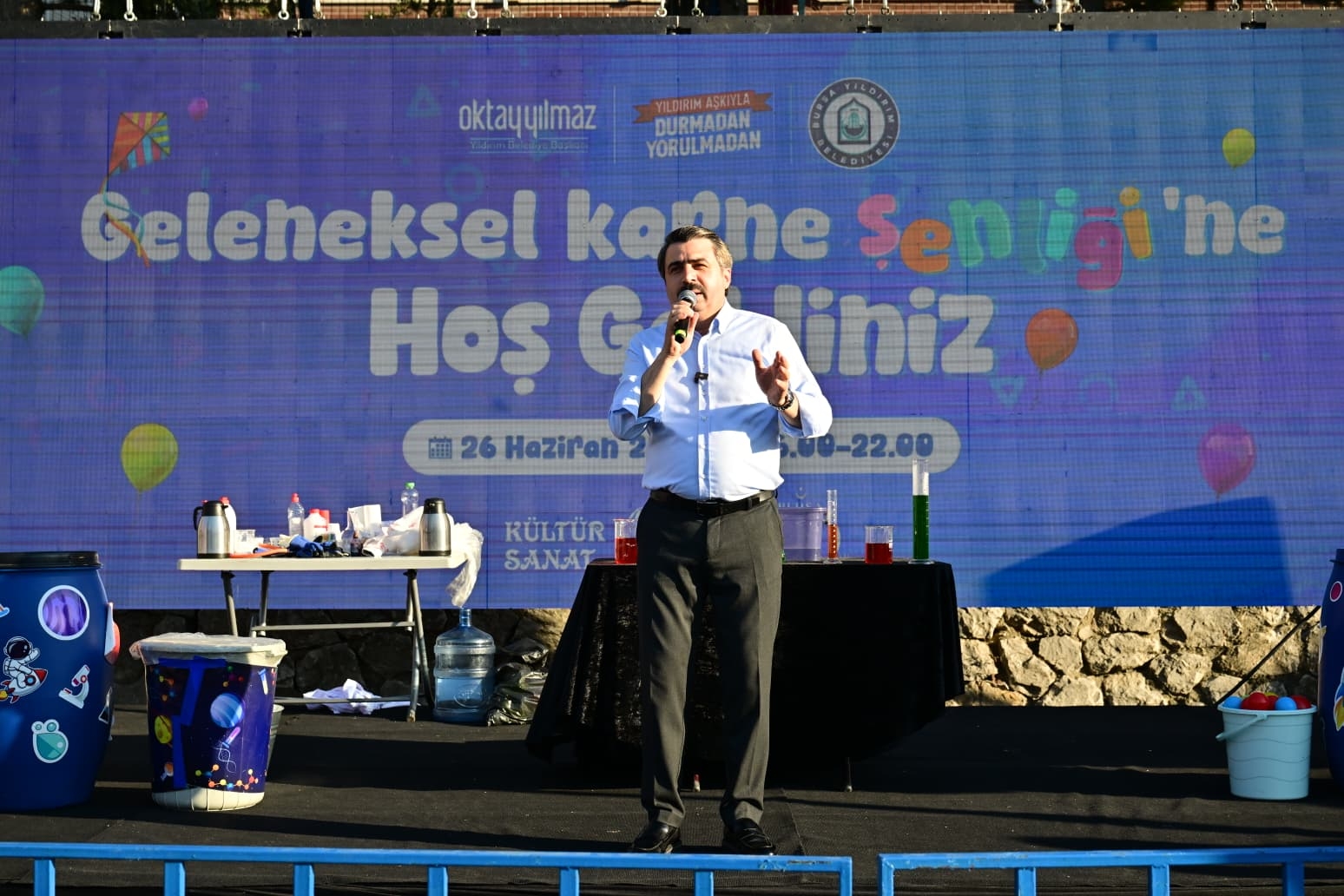 Yıldırım’da karne coşkusu şenliğe dönüştü