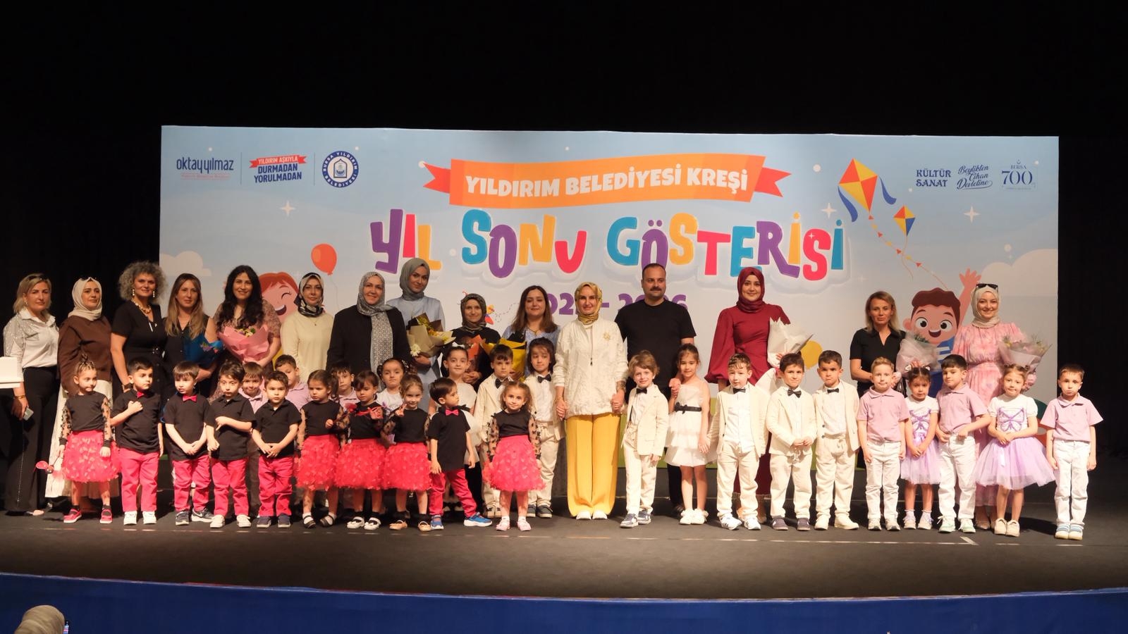 Yıldırım’da miniklerin mezuniyet coşkusu